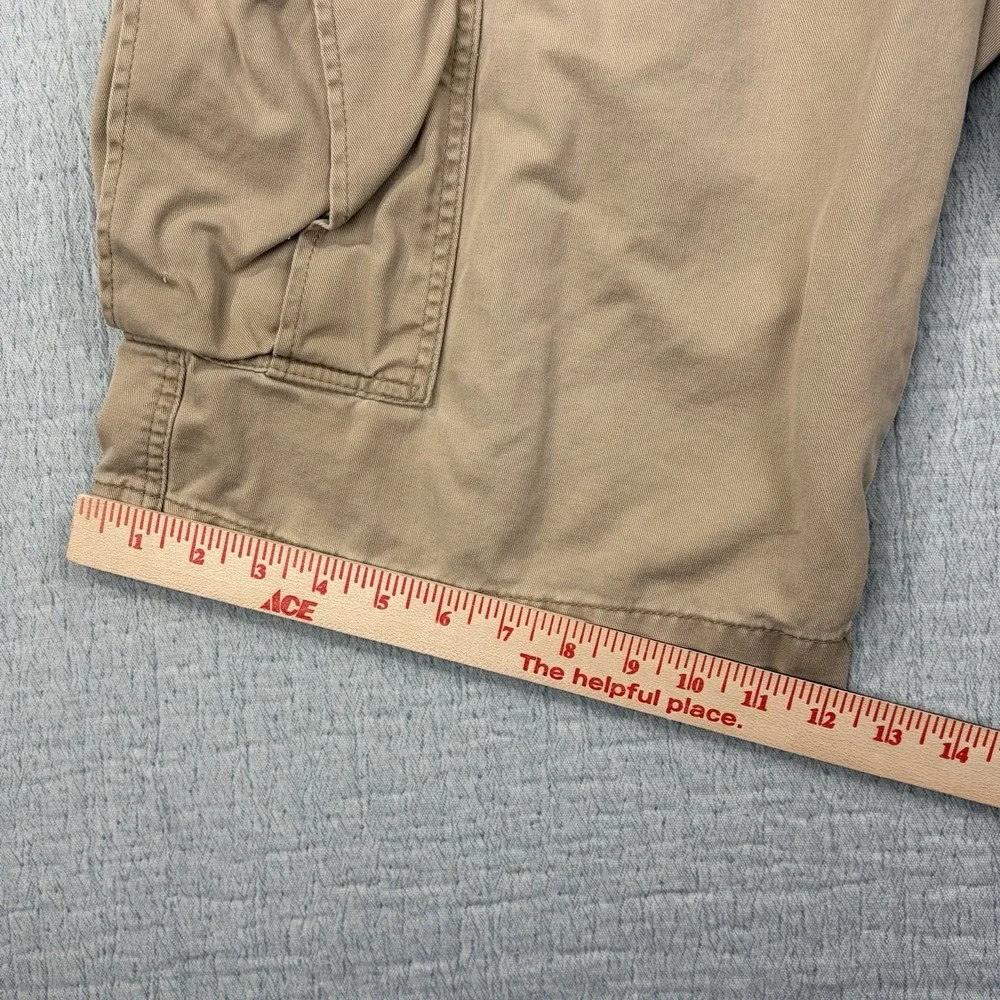 VTG POLO‎ Ralph Lauren Freighter Cargo Shorts Mens 34 Beige